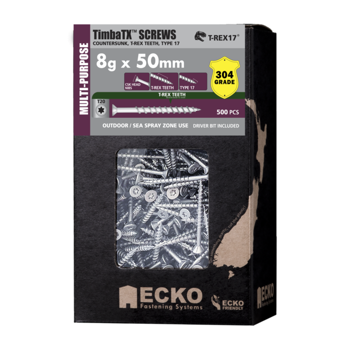 T-REX17® TimbaTX® Timber Screw - 304 S/Steel - Image 4