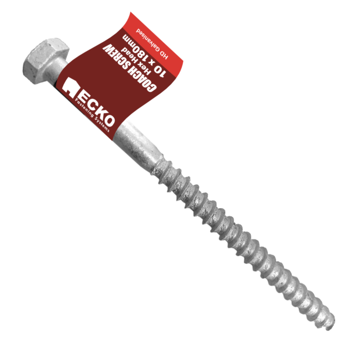 Coach  Screw - HD Galvanised