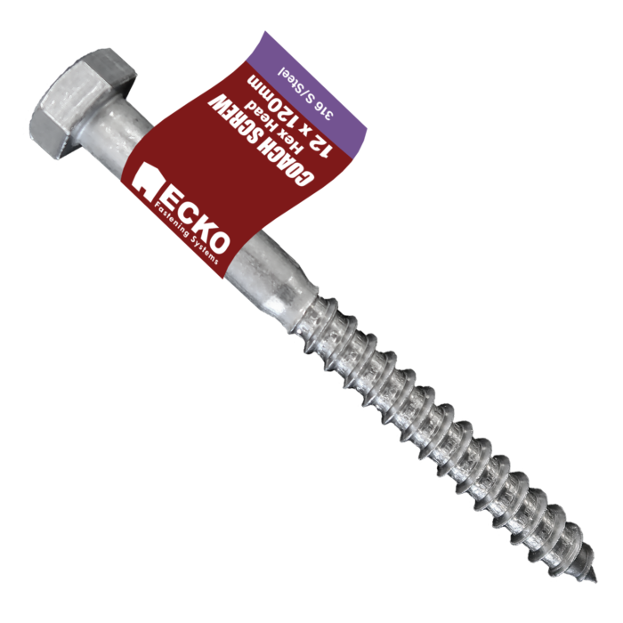 Coach  Screw - 316 S/Steel