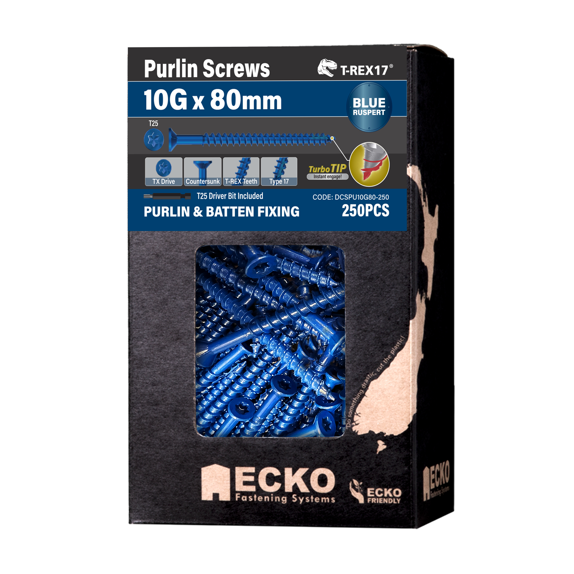 T-REX17® Purlin Screw - Blue Ruspert - Image 5