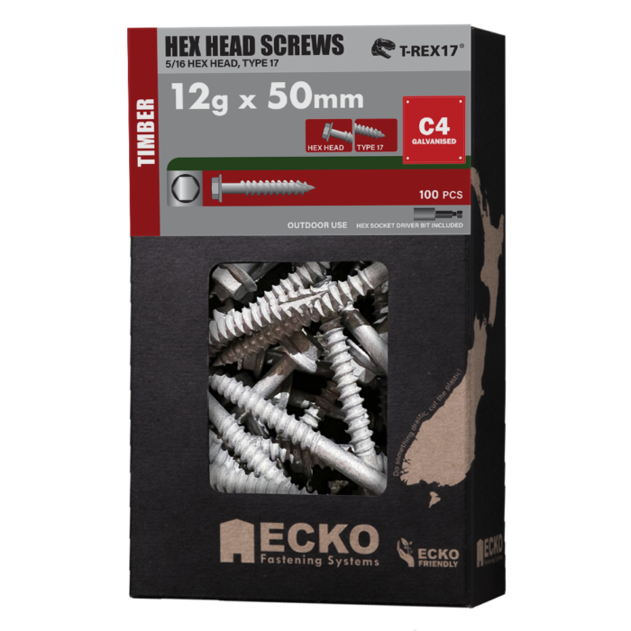 T-REX17® Hex Head Screw - C4 Galvanised - Image 5