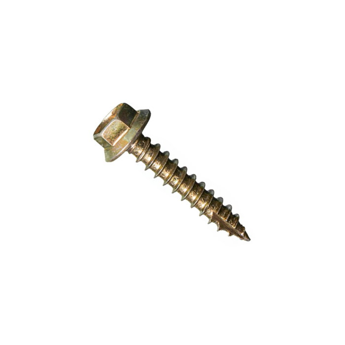 T-REX17® Hex Head Screw - Yellow Zinc