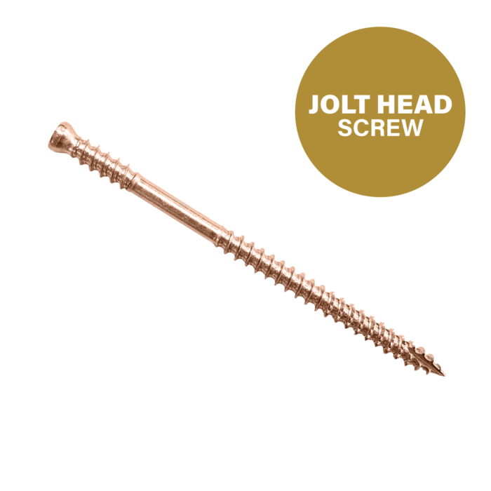 T-REX17® JoltScrew Jolt Head - 316 S/Steel Bronze