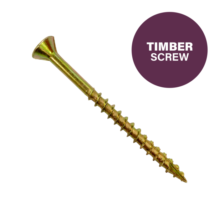 T-REX17® TimbaTX® Timber Screw - Yellow Zinc