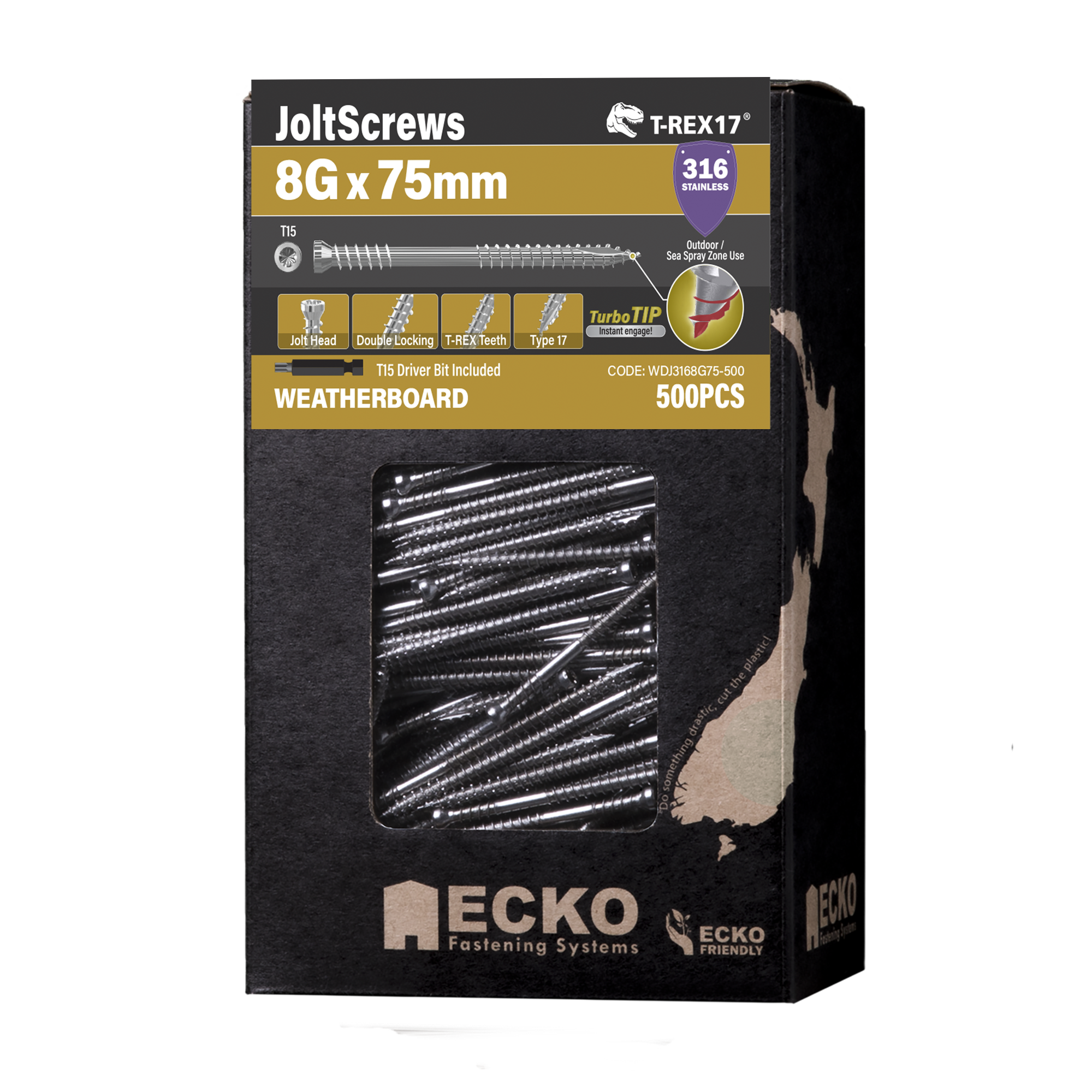T-REX17® JoltScrew TurboTIP - 316 S/Steel - Image 7