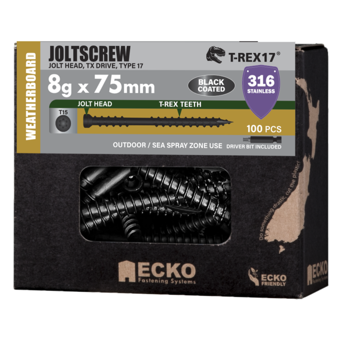 T-REX17® JoltScrew Jolt Head - 316 S/Steel Black - Image 2