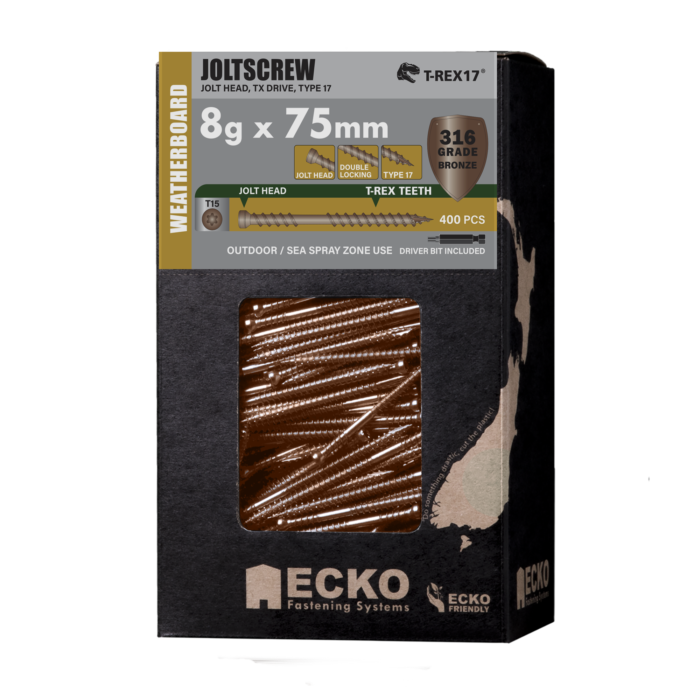 T-REX17® JoltScrew Jolt Head - 316 S/Steel Bronze - Image 3